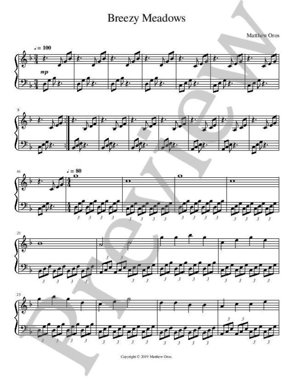 Breezy Meadows (Sheets & WAV) - Image 2